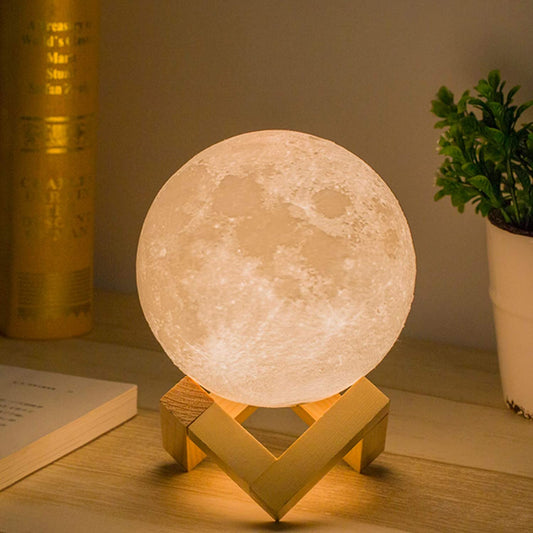 Portable 800Ml Cool Mist Humidifiers Aroma Oil Diffuser Mini 3D Moon Lamp